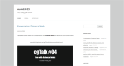Desktop Screenshot of numb3r23.net