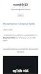 Mobile Screenshot of numb3r23.net